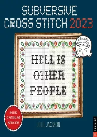 [⚡PDF] ✔Download⭐ Subversive Cross Stitch 2023 Wall Calendar