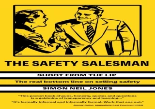 ❤READ ⚡PDF The Safety Salesman : Shoot From The Lip