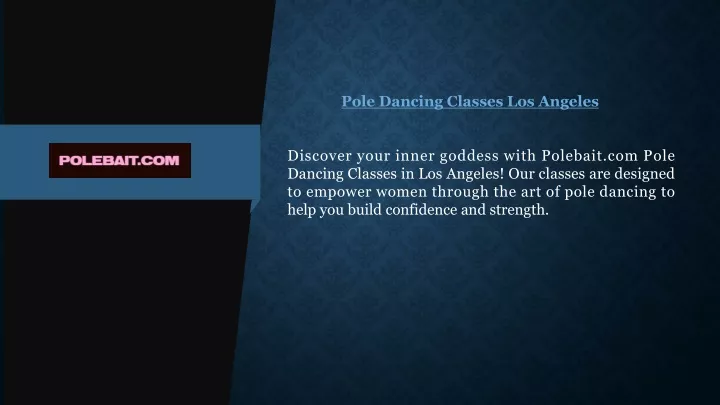 pole dancing classes los angeles