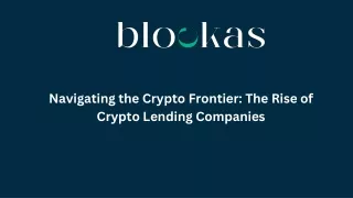Navigating the Crypto Frontier The Rise of Crypto Lending Companies
