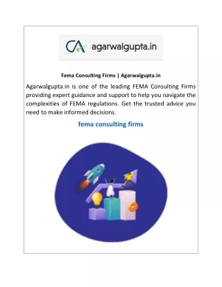 Fema Consulting Firms Agarwalgupta.in
