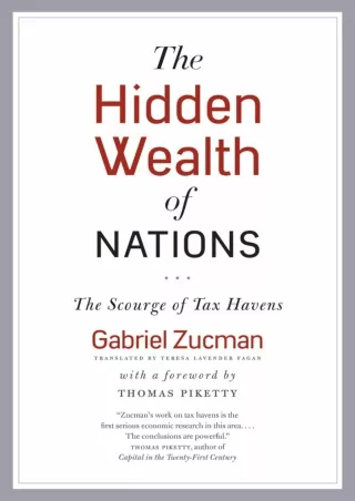 [PDF]❤️Download ⚡️ The Hidden Wealth of Nations: The Scourge of Tax Havens