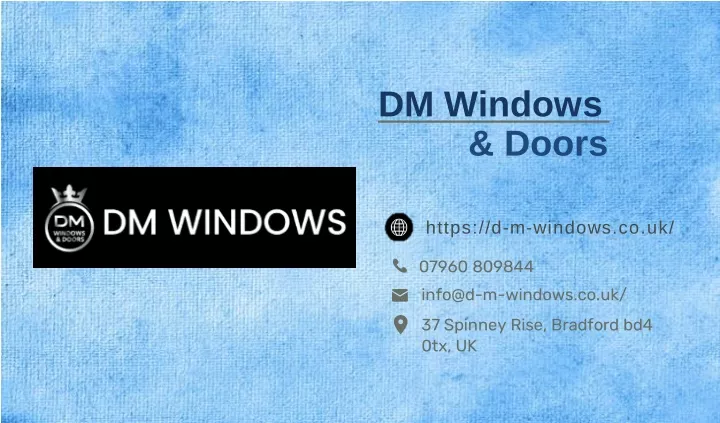 dm windows doors