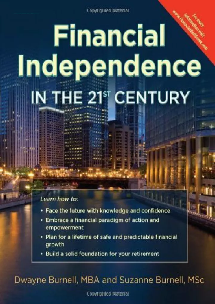 financial independence in the 21st century life