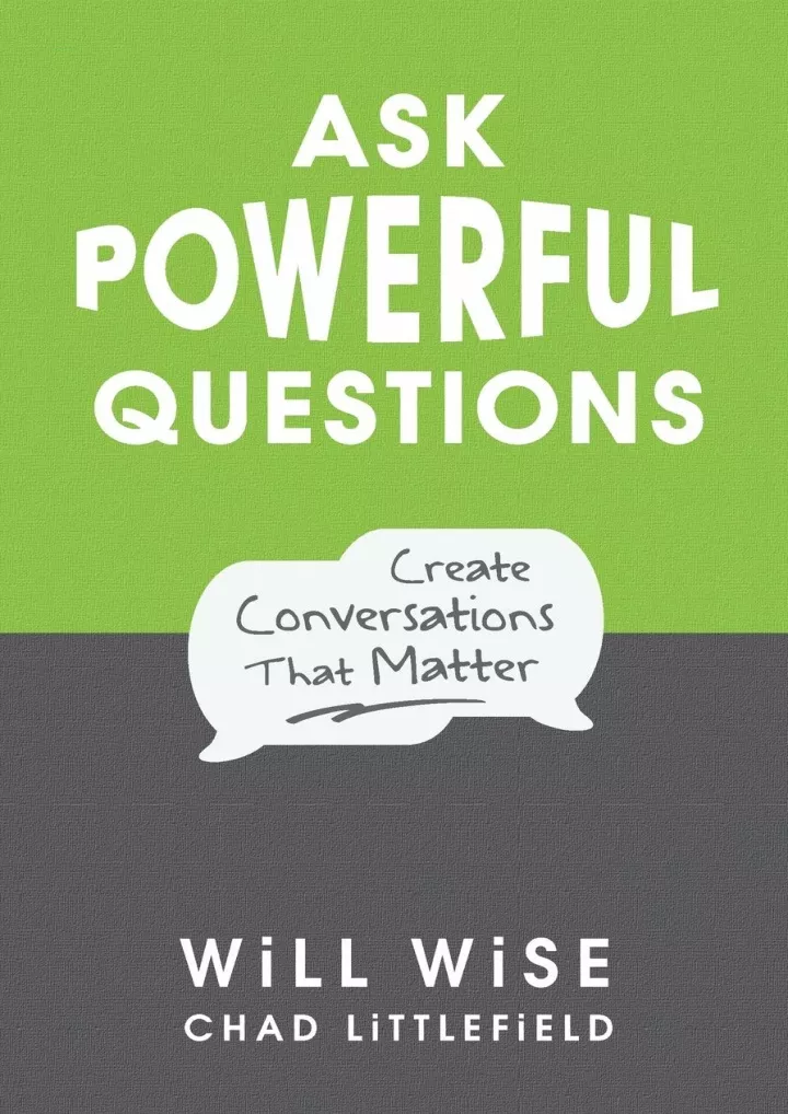 ask powerful questions create conversations that