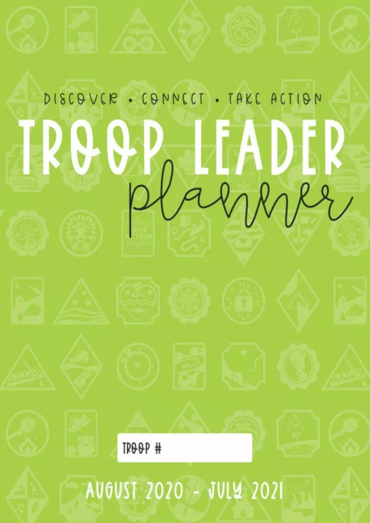 troop leader planner the ultimate organizer