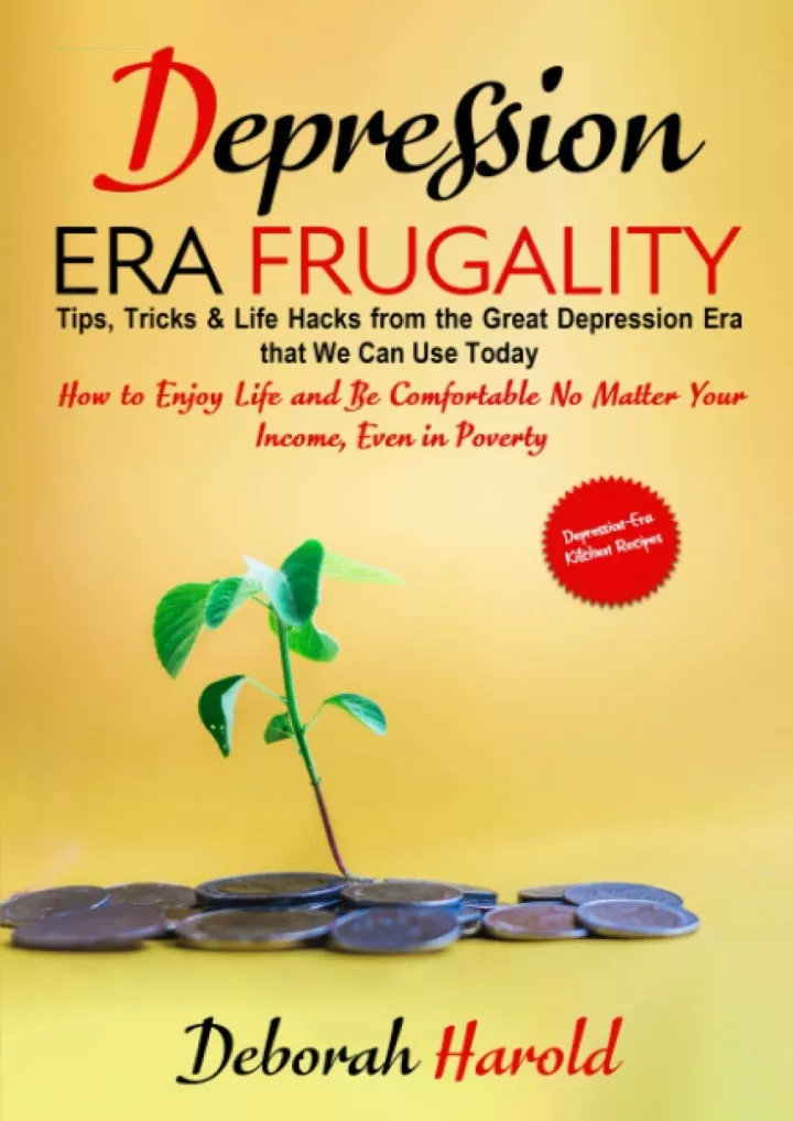 depression era frugality tips tricks life hacks