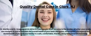 Quality Dental Care in Clark, NJ