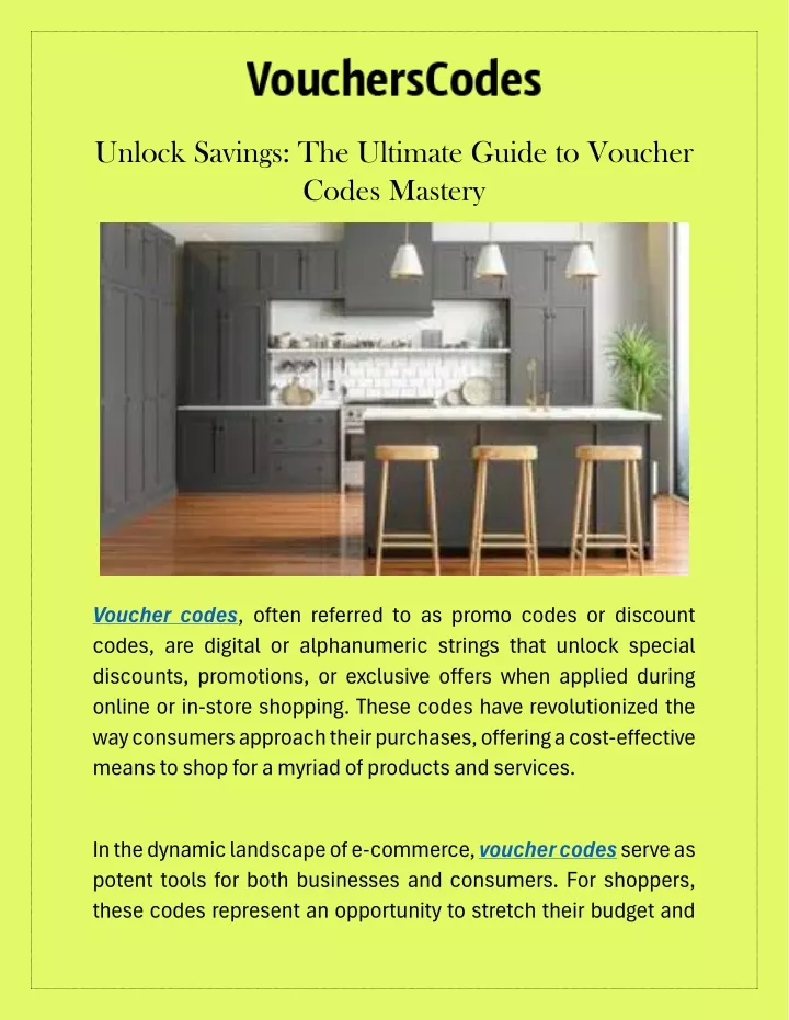 unlock savings the ultimate guide to voucher