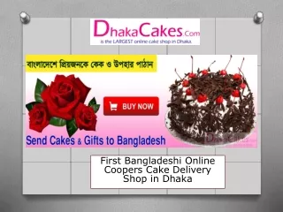 Coopers Cake Shop in Bangladesh