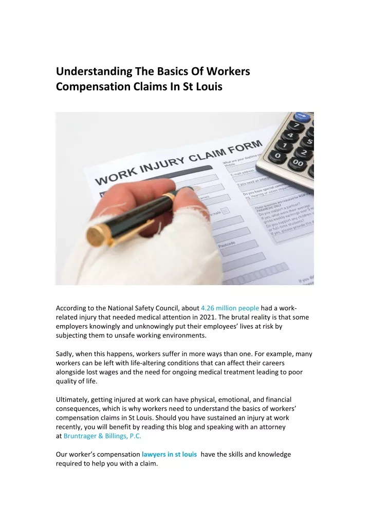 understanding the basics of workers compensation