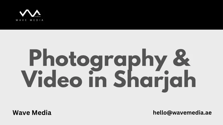 photography video in sharjah
