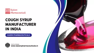 Best Cough Syrup Manufacturer in India
