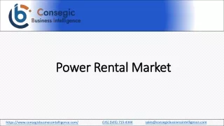 Power Rental Market Share, Applications, Research Report, Production