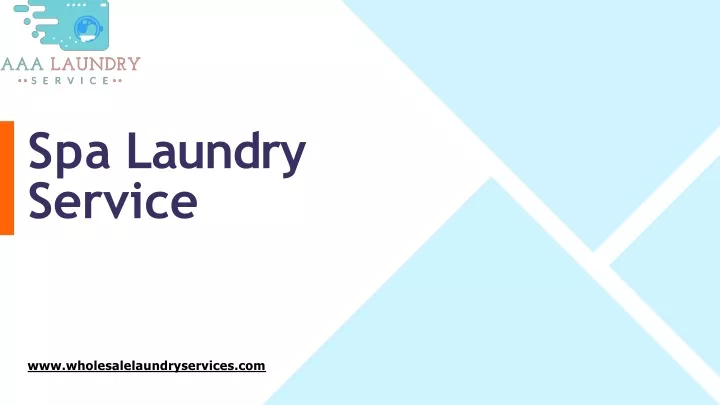 spa laundry service