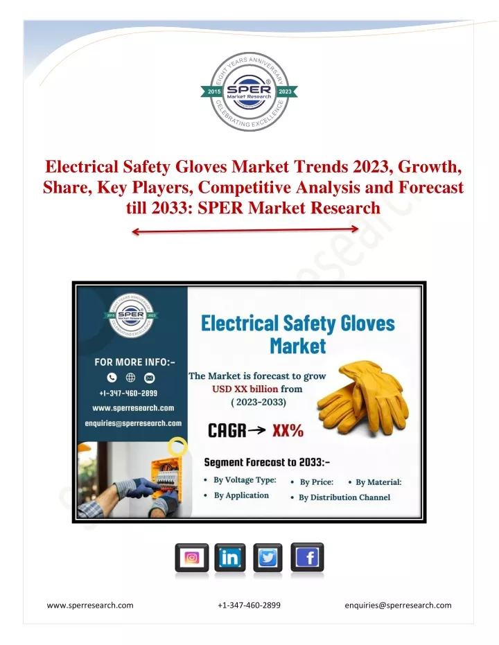 electrical safety gloves market trends 2023