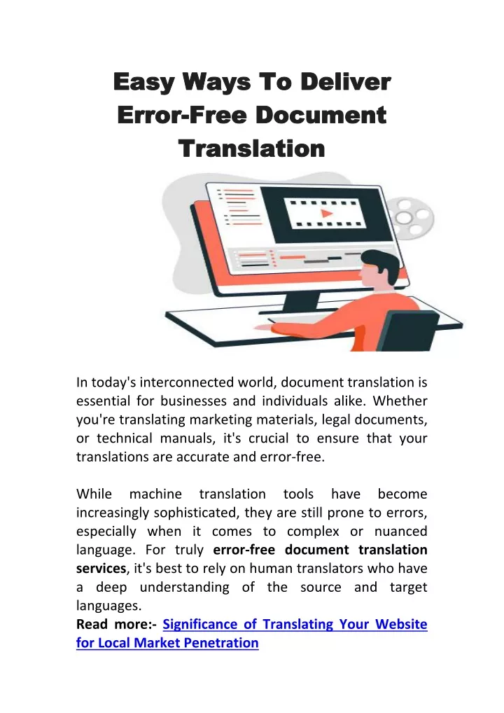 easy easy ways error free error free document