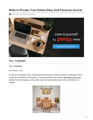 penzu.com-Write In Private Free Online Diary And Personal Journal