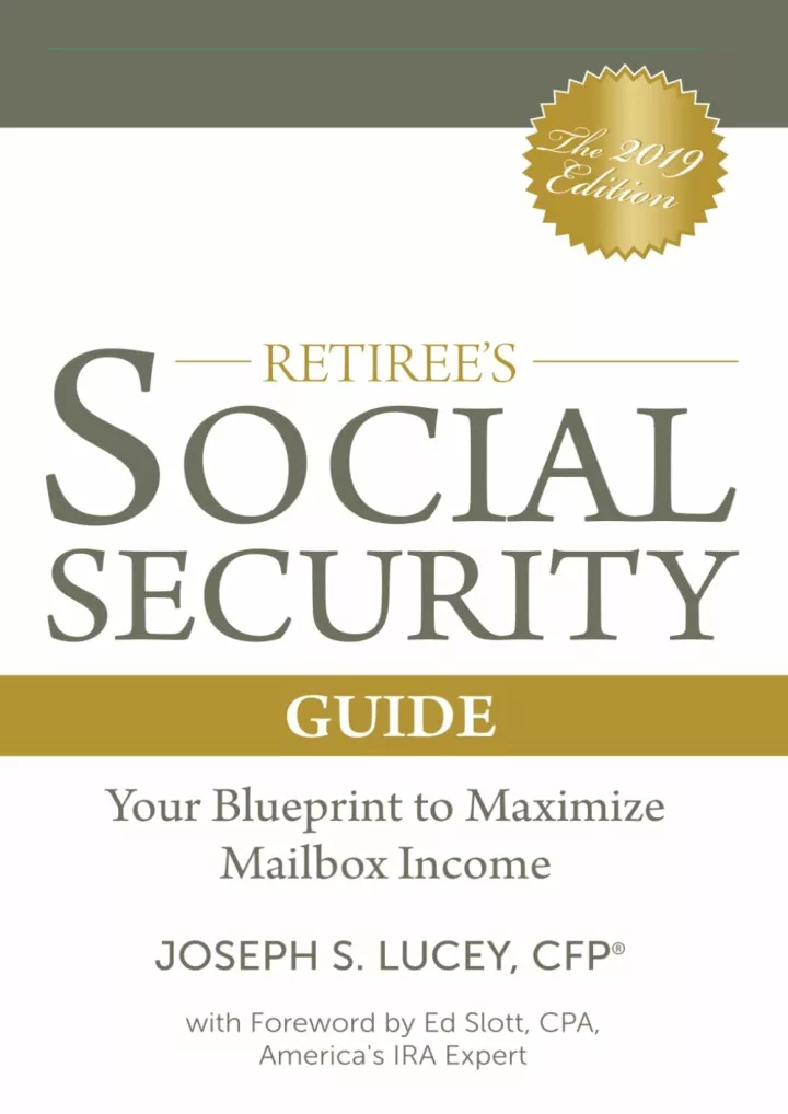 pdf download the retiree s social security guide