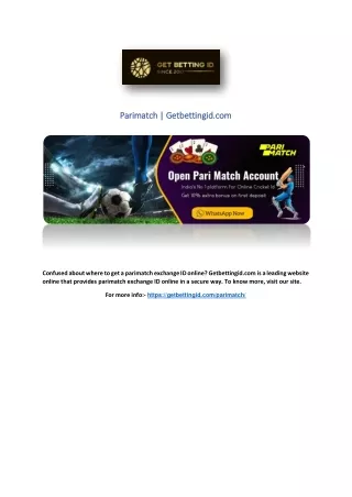 parimatch getbettingid com parimatch getbettingid