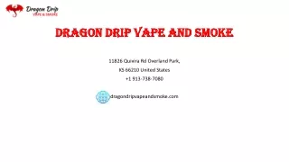 dragon drip vape and smoke