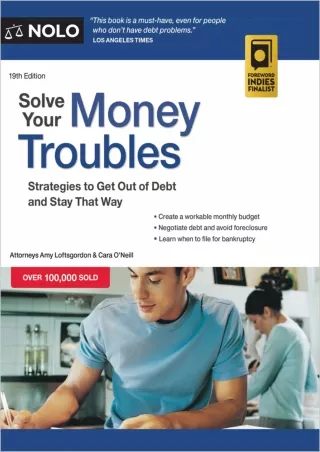 ❤READ⚡ [PDF]  Solve Your Money Troubles: Strategies to Get Out of Debt and Stay