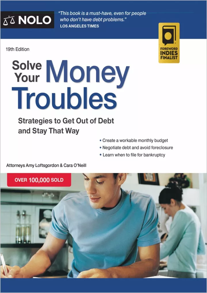 read pdf solve your money troubles strategies