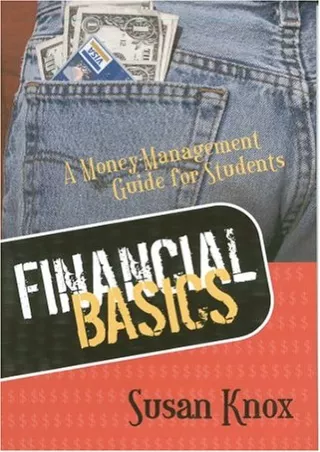 ✔DOWNLOAD⭐/PDF  FINANCIAL BASICS: MONEY-MANAGEMENT GUIDE FOR STUDENTS