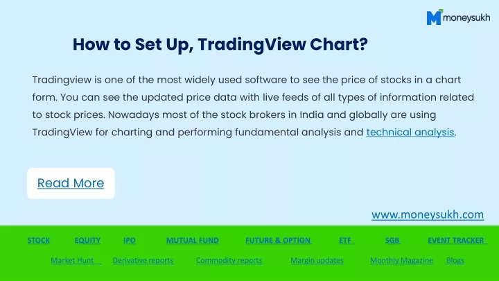 how to set up tradingview chart