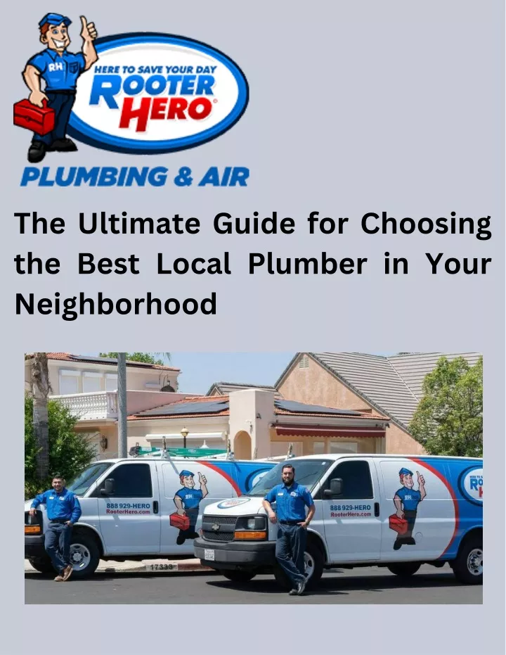 PPT The Ultimate Guide For Choosing The Best Local Plumber In Your