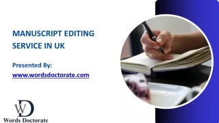 manuscript editing service in uk