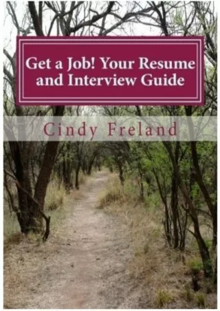 Ebook❤️(download)⚡️ Get a Job! Your Resume and Interview Guide