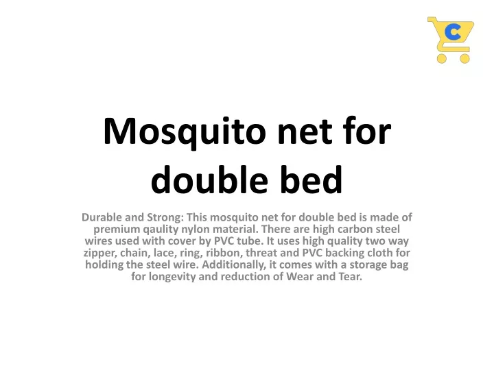 mosquito net for double bed
