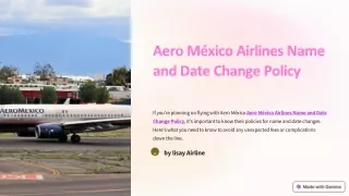 Aero-Mexico-Airlines-Name-and-Date-Change-Policy
