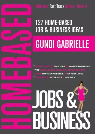 Download⚡️ 127 Home-Based Job & Business Ideas: Best Places to Find Jobs to Work from Home & Top Home-Based Business Opp