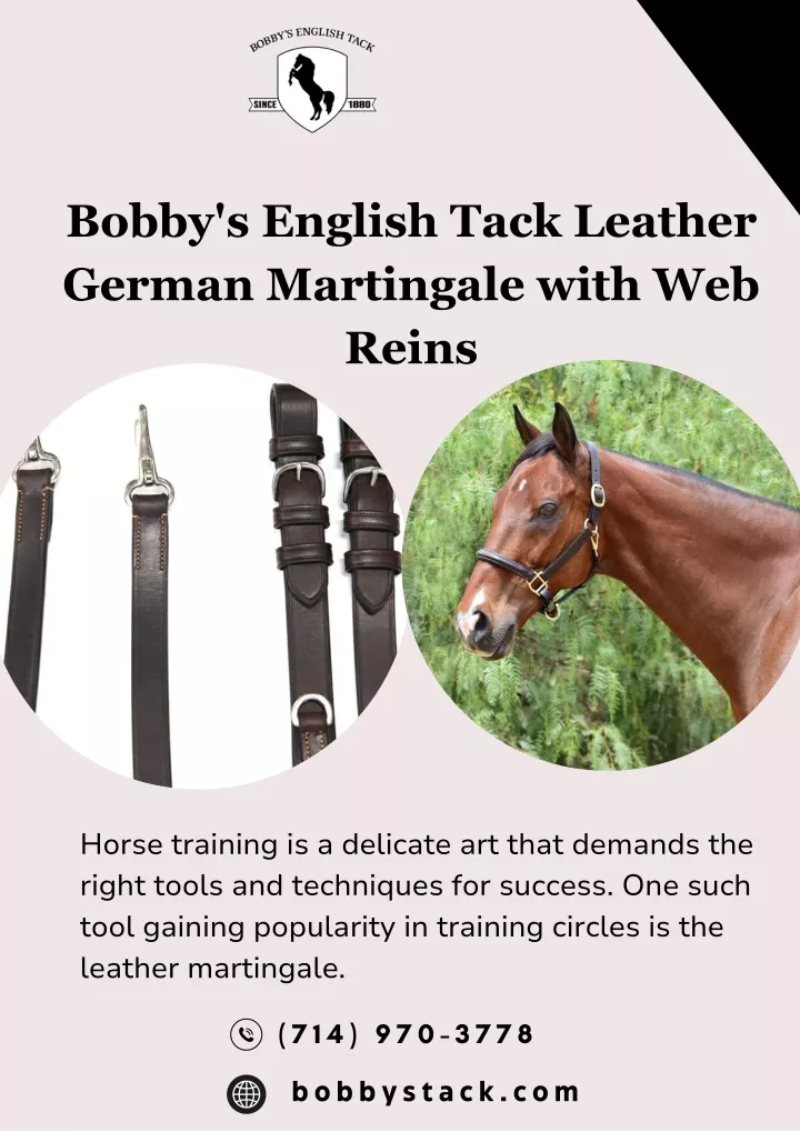 bobby s english tack leather german martingale