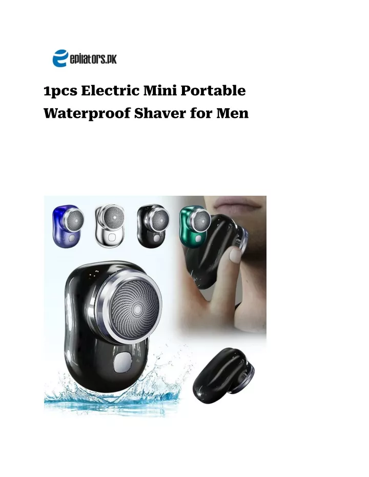 1pcs electric mini portable waterproof shaver