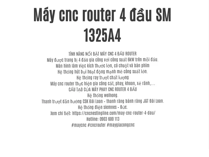 m y cnc router 4 u sm 1325a4
