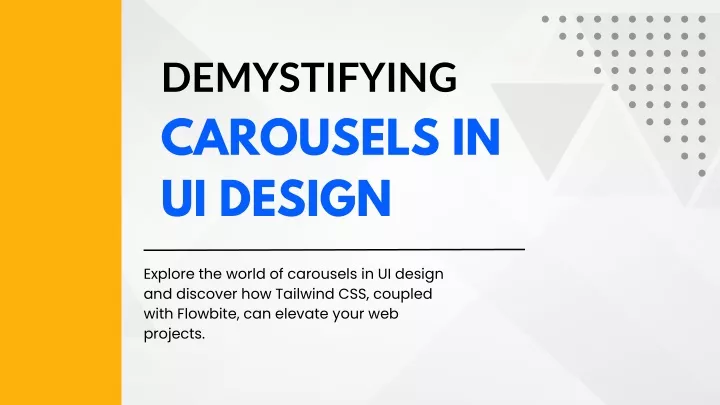 demystifying carousels in ui design