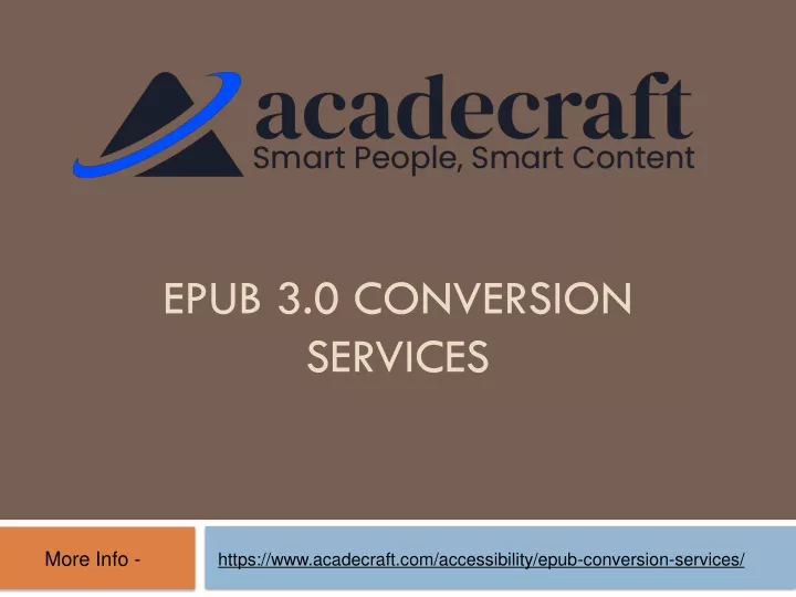 epub 3 0 conversion services