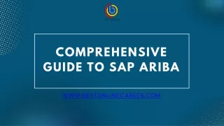 comprehensive guide to sap ariba