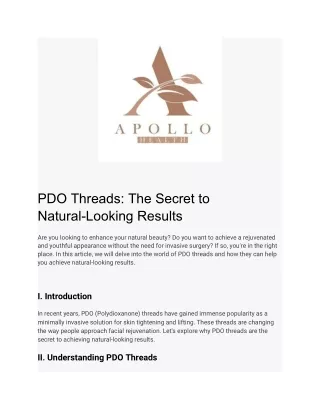 PDO Threads_ The Secret to Natural-Looking Results