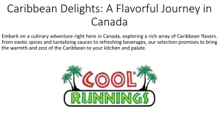 caribbean delights a flavorful journey in canada