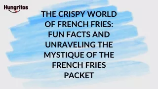 French Fries Packet