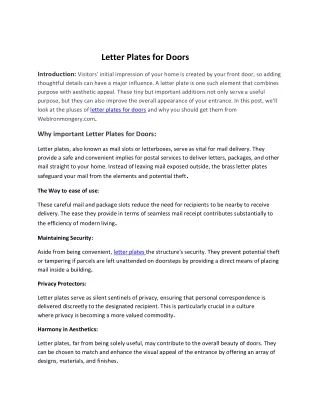 Letter Plates for Doors  30 Nov. pdf