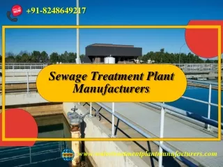 Sewage Treatment Plant (STP Plant) Manufacturers, Sewage Plant Construction, Sewage Water Plant Cost Estimation Chennai