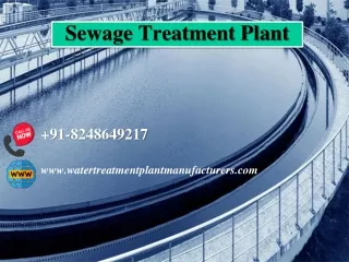 Sewage Treatment Plant, Sewage Treatment Plant Installation, STP Plant Turnkey Project Contractors Chennai
