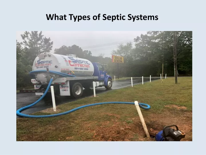 what types of septic systems