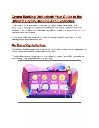 Crypto Banking Unleashed_ Your Guide to the Ultimate Crypto Banking App Experience