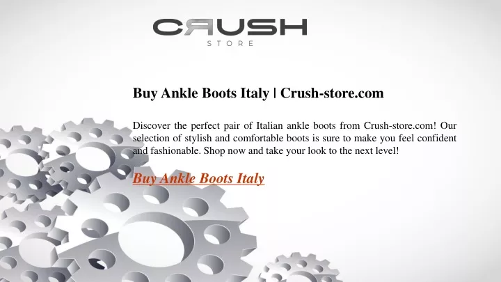 buy ankle boots italy crush store com discover